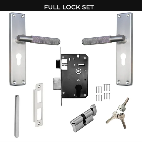 Tinch 130 Cy Satin Matte Mortise handle lock