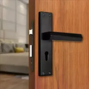 Tinch Aluminium Matte Handlesets Black Mortise Handle Lock